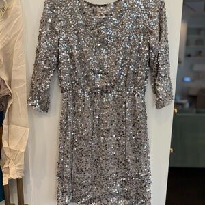Alice + Olivia Sequin Embellished Dress